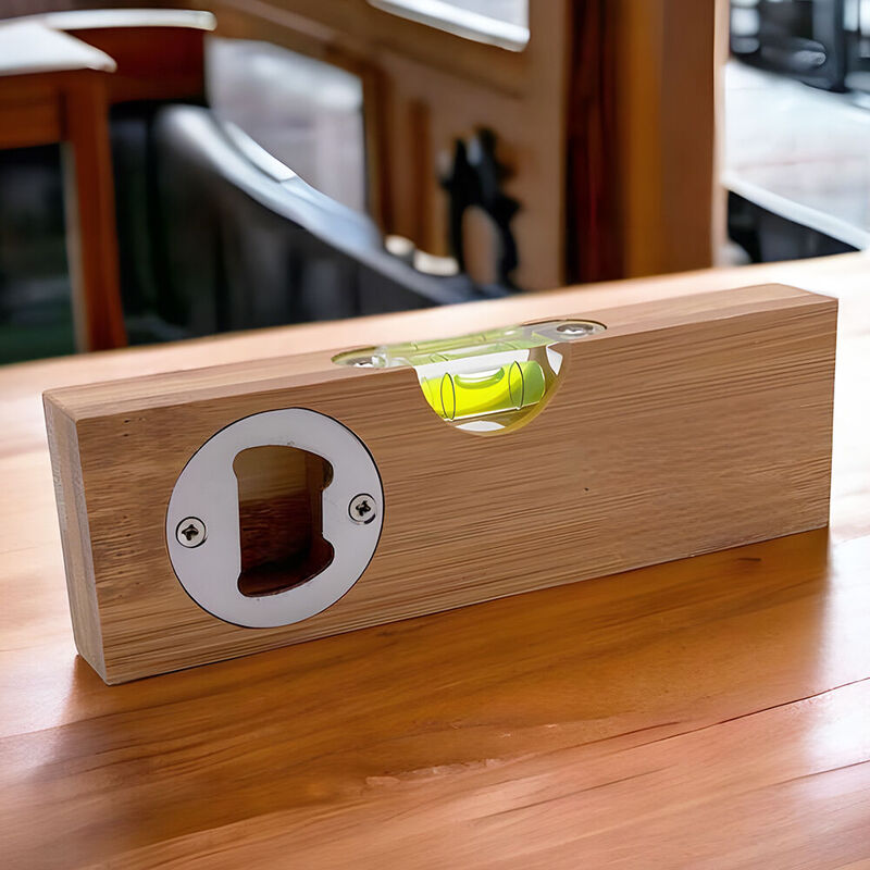 Customized 2-in-1 Bottle Opener Level Multi-function Tool Add Name as a Gift for Dad or Grandpa