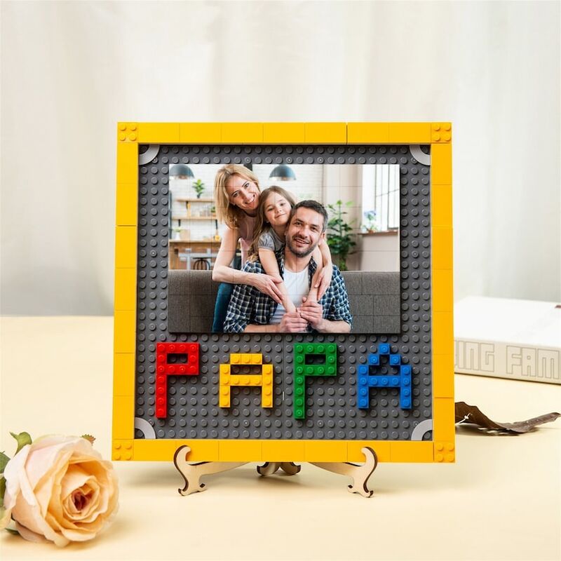 Bloque de fotos personalizado cálido regalo para el mejor papá