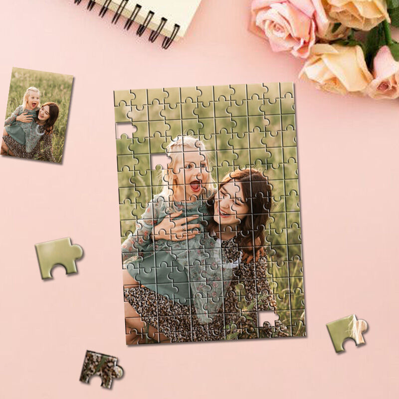 Personalized Photo Puzzle Precious Gift for Mom