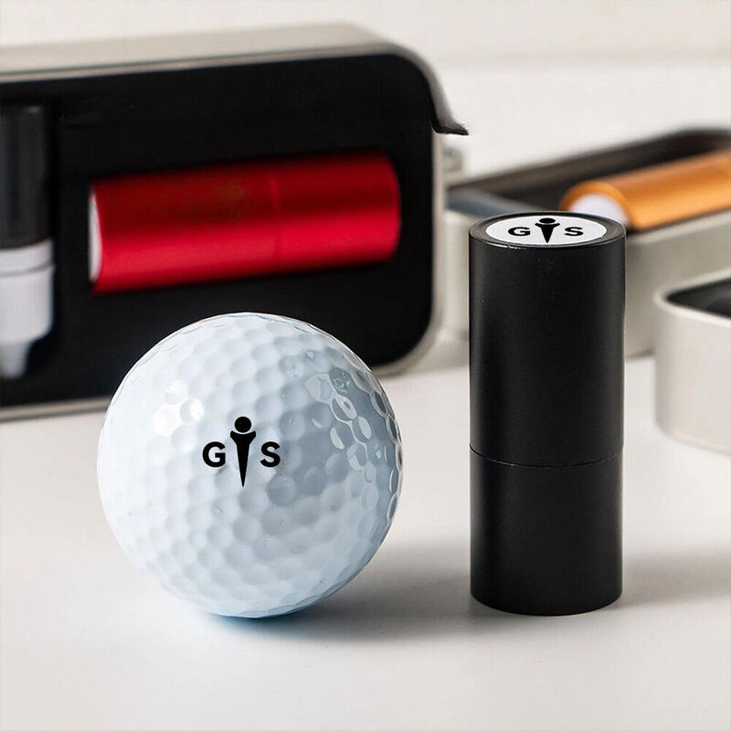 Custom Golf Ball Stamp Add 2 Initials Valentine's Day Gift for Couples