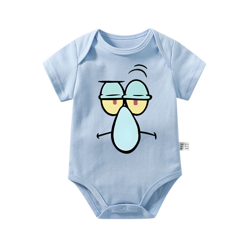 Onesie bébé personnalisé SpongeBob SquarePants Personnage mignon Cadeau créatif pour la douche de bébé de la nouvelle maman