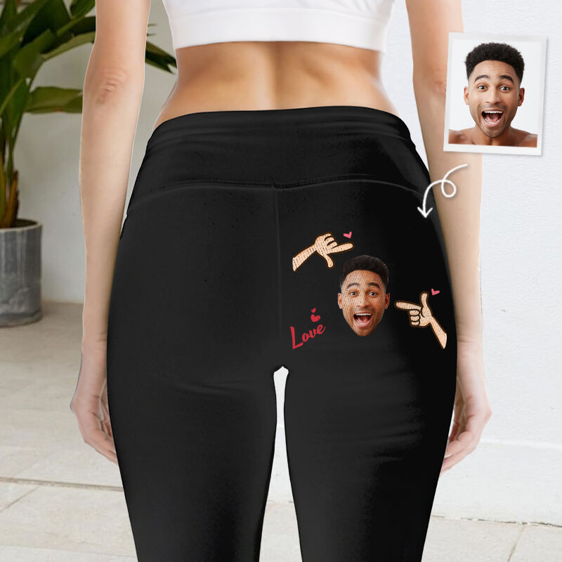 Personalized Leggings You're My Love Custom Photo Creative Design Attractive Gift for Her Lovers