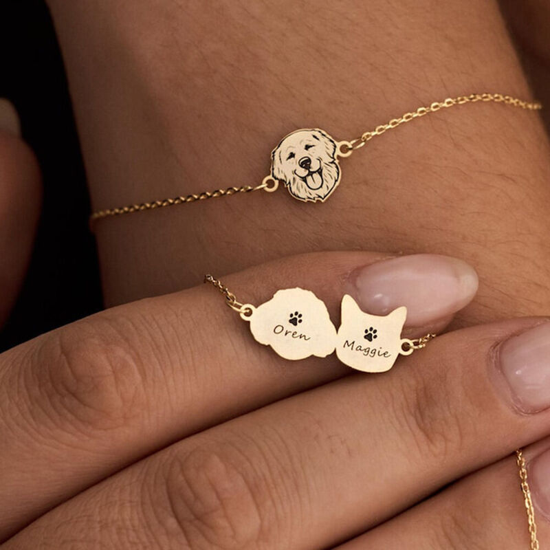 Personalisiertes Foto-Armband Ein schönes Geschenk für Tierliebhaber