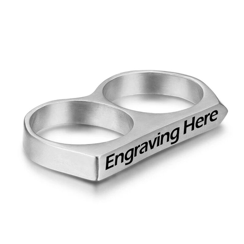 "I Find Myself" Personalized Engraving Ring
