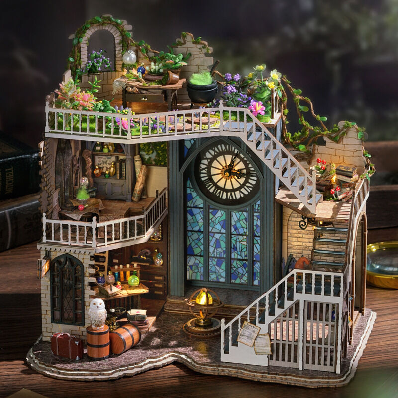 DIY Magic House Miniatures Fun Gifts For Magic Lovers
