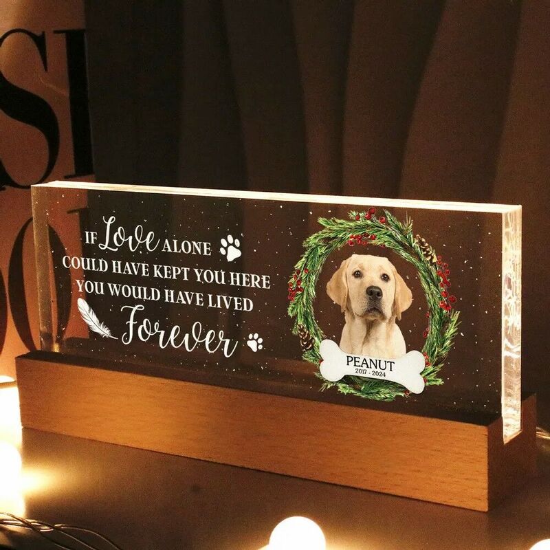 Personalized Led Lights Custom Photo Memorial Gifts For Pet Owners