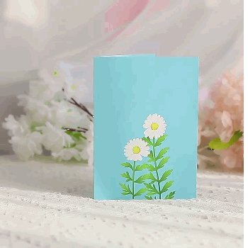 3D Niedliche kleine Gänseblümchen Pop Up Karte Kreatives Geschenk