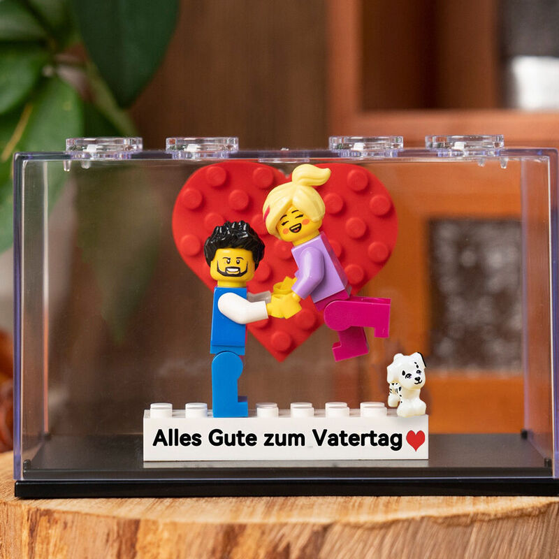 Personalized Building Block Minifigures Daughter Gift for Father