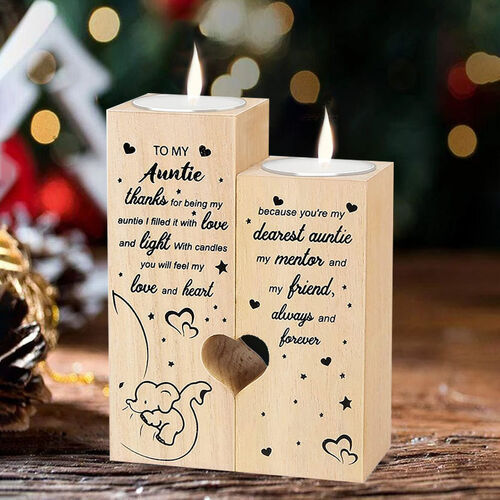 Portacandele Fatto a Mano Regalo per Zia