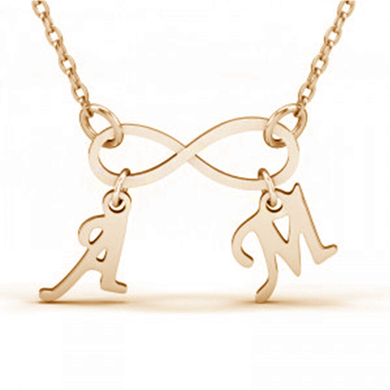 "Choose You Forever" Personalized Infinity Necklace