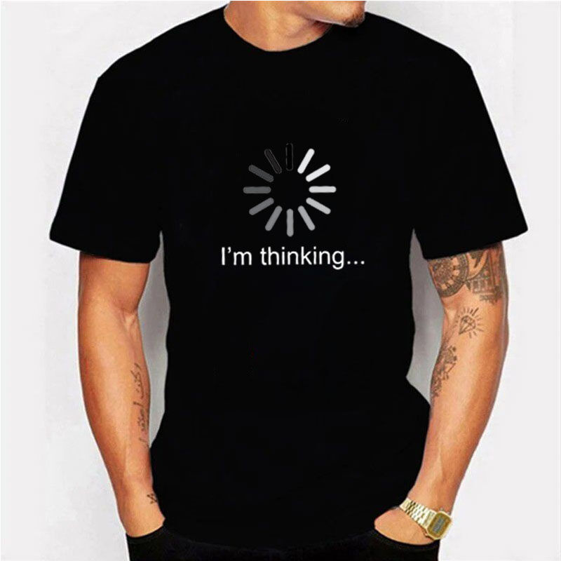 T-shirt personnalisé pour la fête des pères " Je pense ".