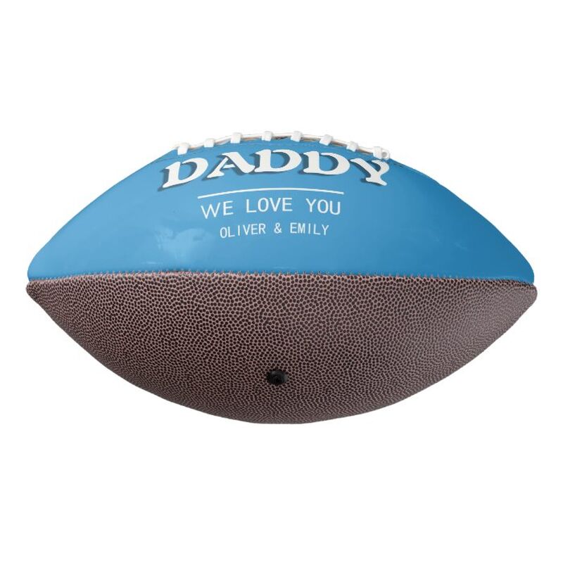Personalized Football Add Photos as a Father’s Day Gift for Dad