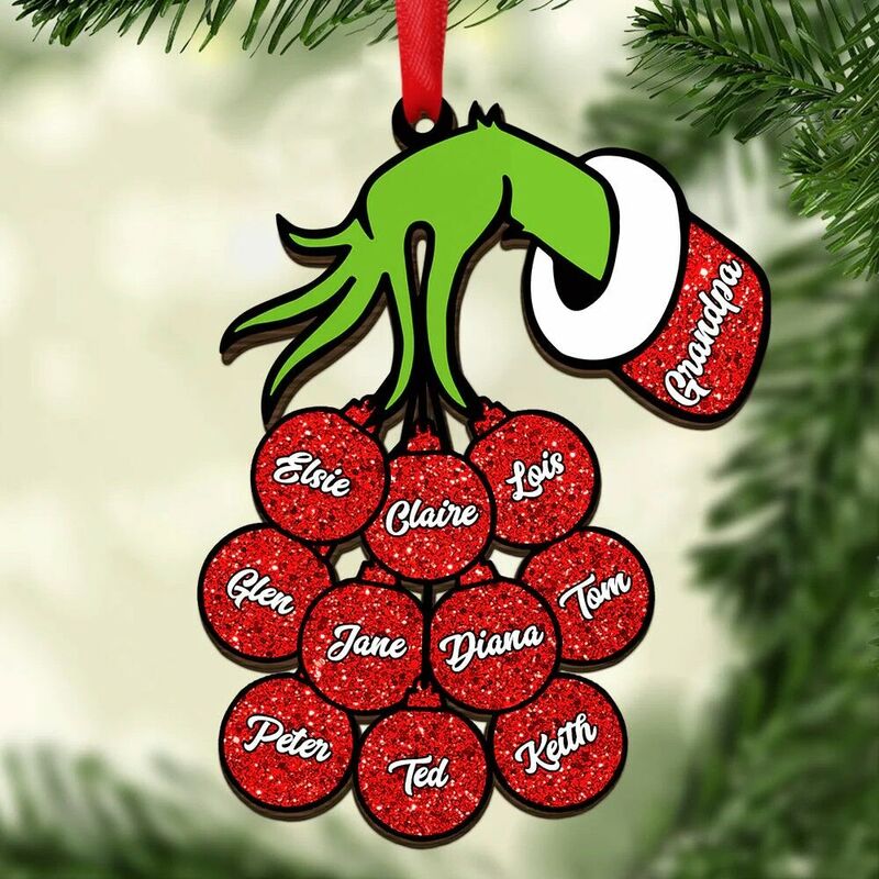 Personalized Decorations Customized Names And Numbers Warm Gifts For The Family