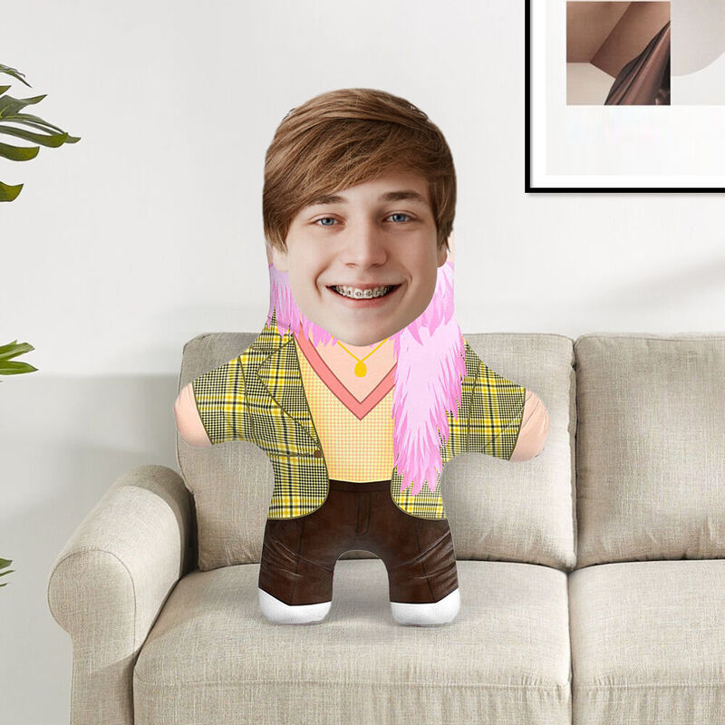 Custom Face Pillow Add Photo Pop Star Creative Gifts for Friend