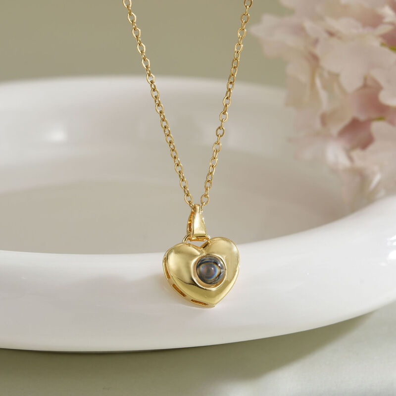 Gepersonaliseerde Love Projection Picture ketting mooi cadeau voor haar