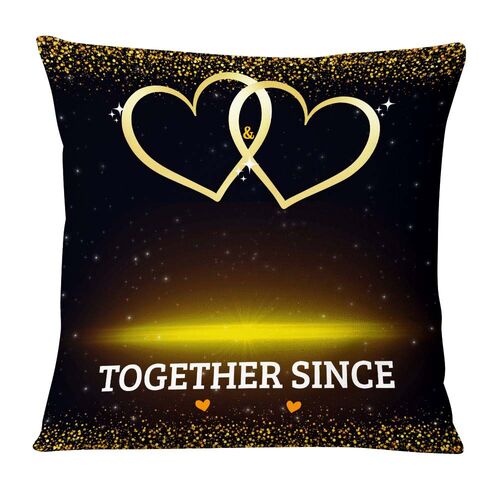"Always Together" Personalized Couple Pillow