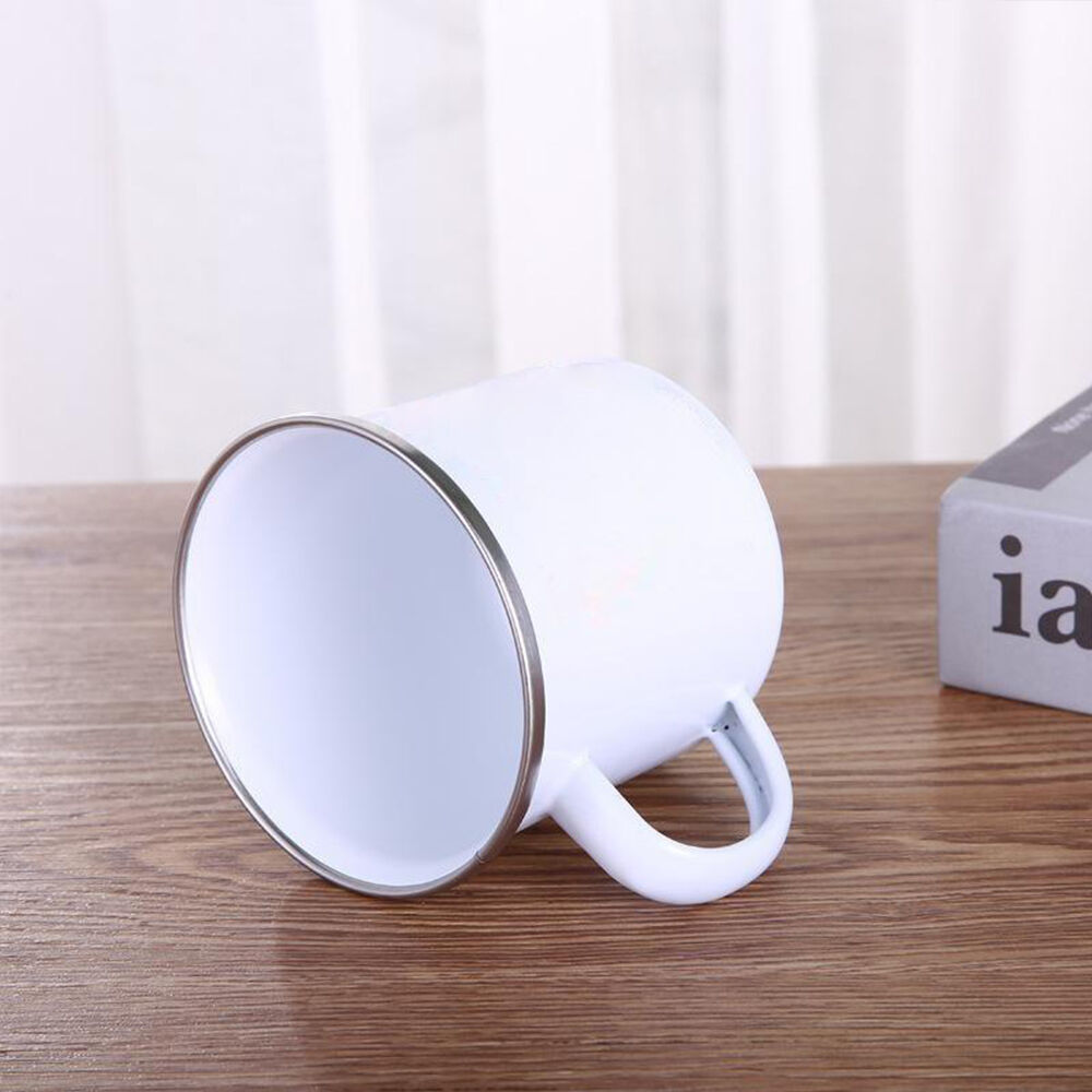 Personalized Enamel Cup with Rainbow Pattern and Name Back to School Gift