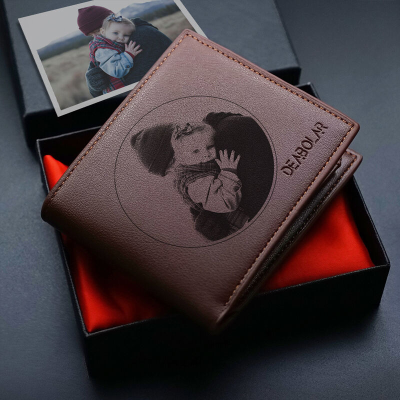 "Be Your Light" Custom Engraved Photo Wallet
