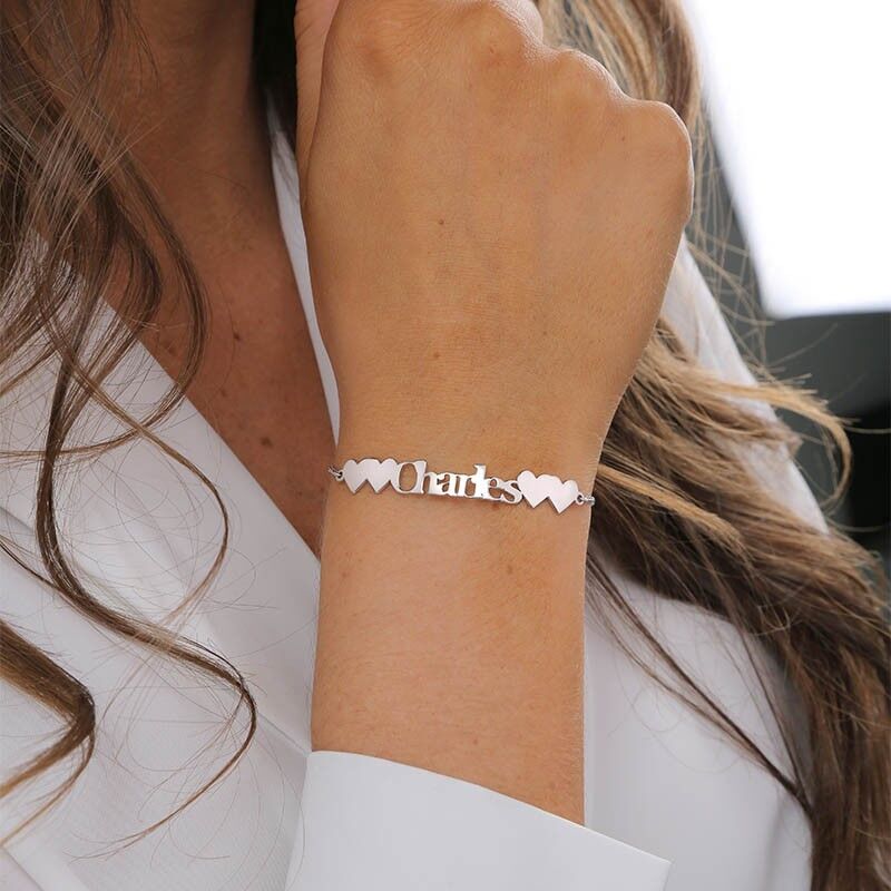 "To Love And Be Loved" Personalized Name Bracelet