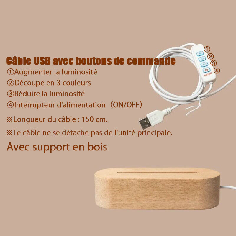 Veilleuse Personnalisée avec Nuage et Etoiles Cadeau Précieux pour Bébé