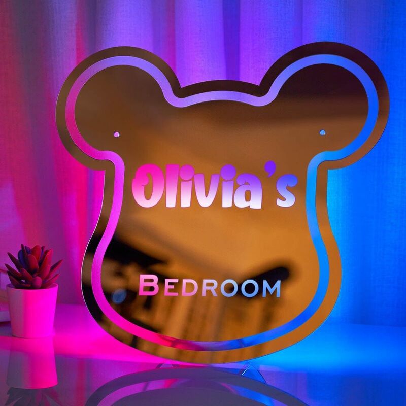 Personalized Led Mirror Lights Cool Gifts For Teenagers