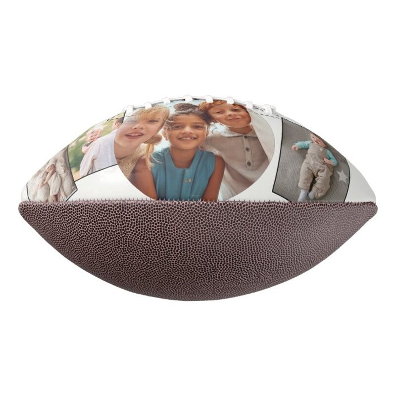 Personalized Football with Names and Photos for Dad
