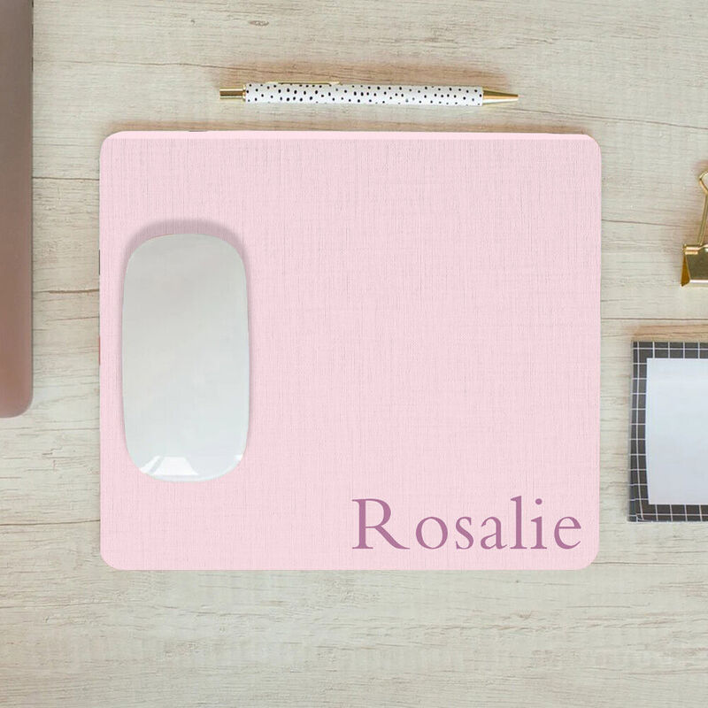 Personalized Name Mouse Pad Stylish Gift for Friend