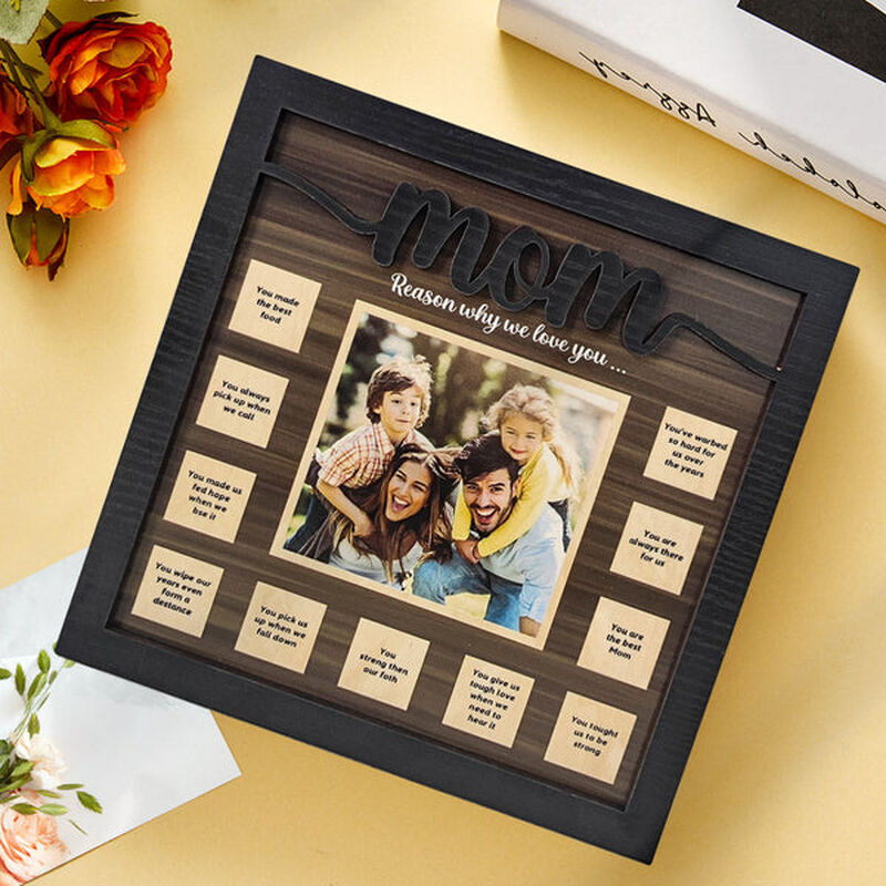 ”The Reason I Love You“Personalized Photo Frame For Mother's Day