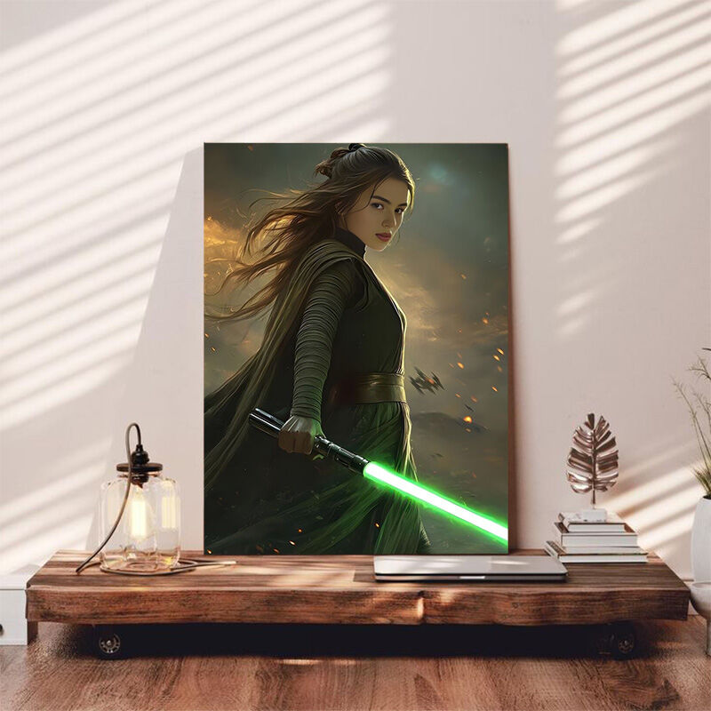 Personalized Hero Portraits with Custom Face Swap Cool Present for Sister