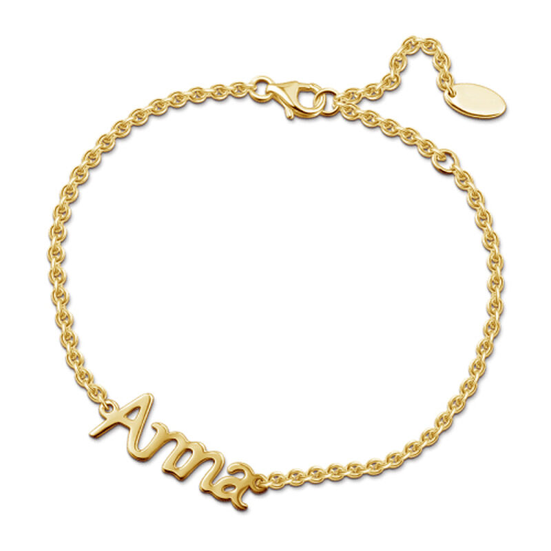 “Love Her So Much" Personalized Name Bracelet