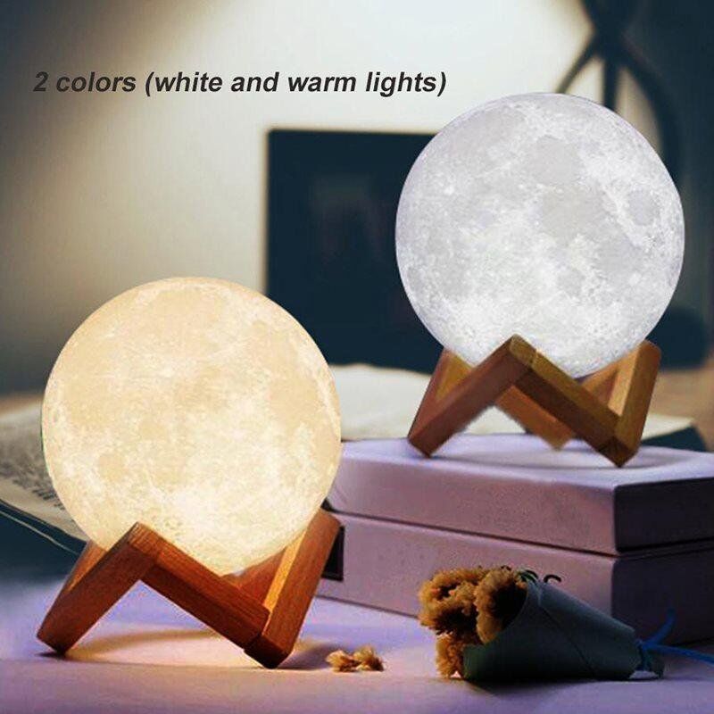 Custom Moon Lamp For My Dear Mom Touch 2 Colors