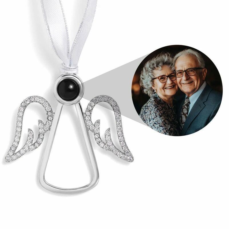Personalisierte Projektions-Hängungen Kundenspezifische Foto Gedenkgeschenk für Geliebte