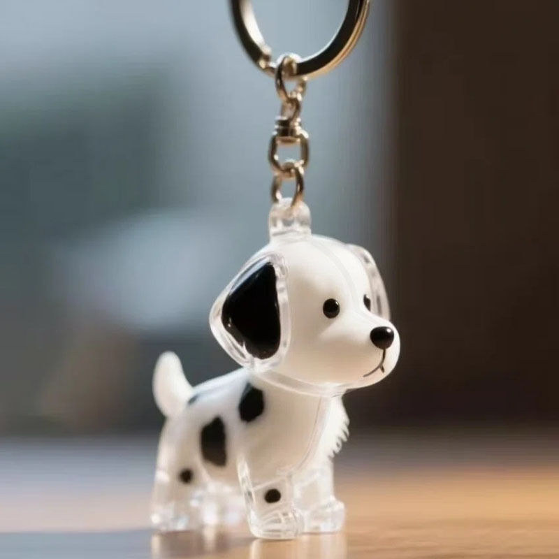 Hundefell-Andenken-Schlüsselanhänger lustiges Geschenk für Tierliebhaber