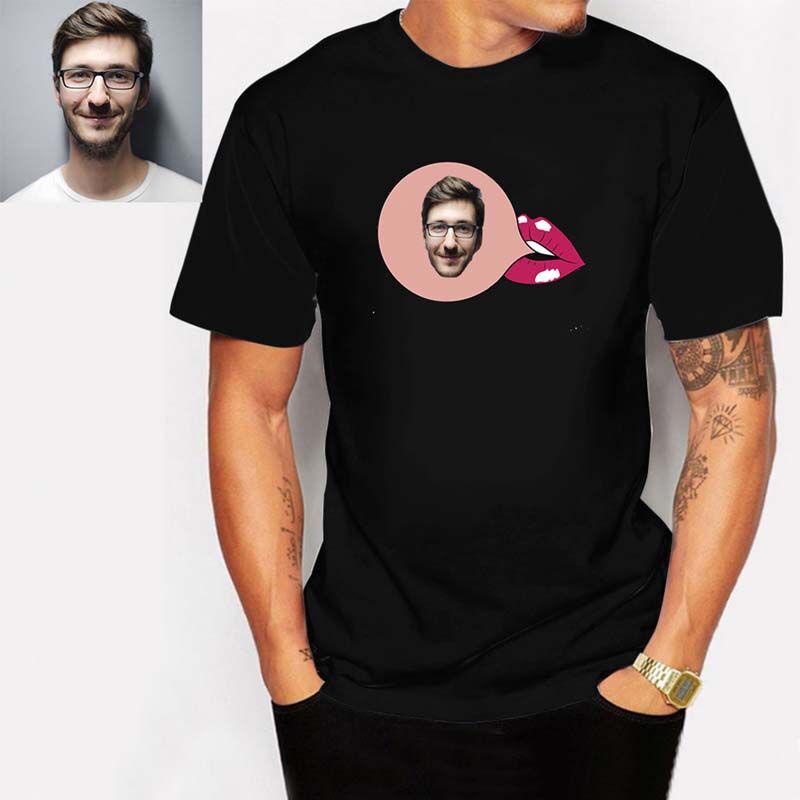 Custom Bubble Gum Photo T-Shirt