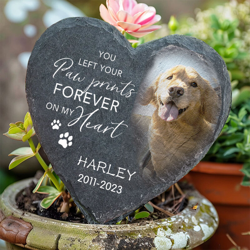 Personalized Memorial Stone Gift Upload Pet Image for Pet Owners