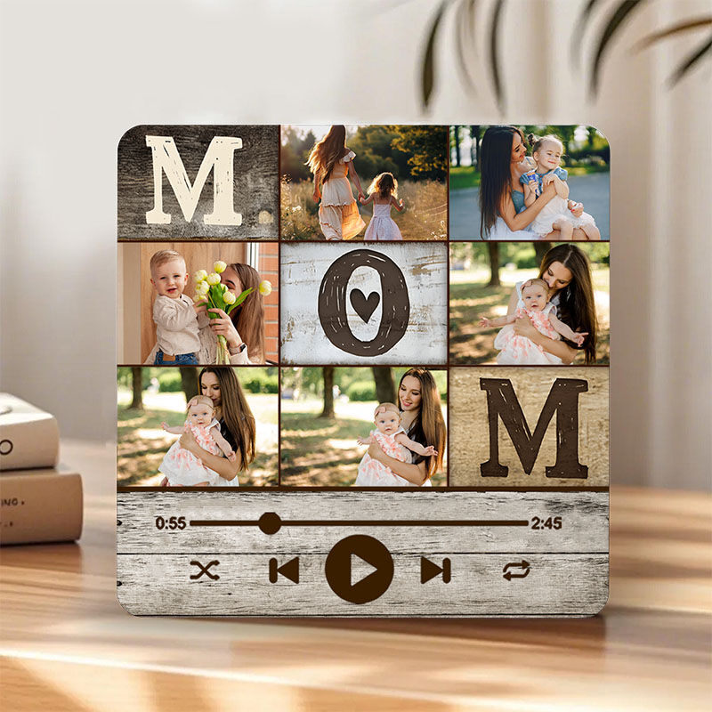 Personalisiertes Bild Musik Kühlschrankmagnet Wunderbares Geschenk zum Muttertag