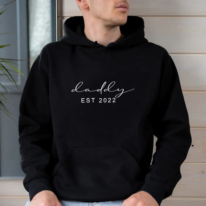 Personalized Engravable Hoodie Stylish Present for Father
