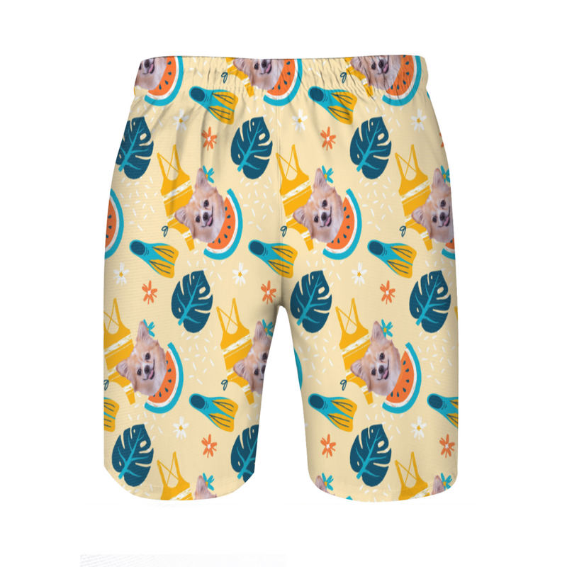 Shorts de plage personnalisé avec motif pastèque Cadeau idéal pour votre petit ami