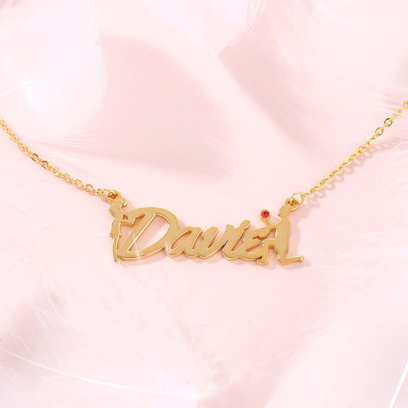 "Will You Marry Me" Personalized Name Necklace