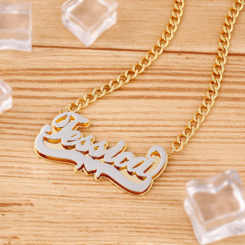 "Attractive Man" Personalized Name Necklace