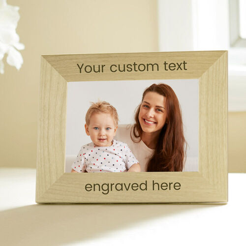 Cadres pour maman avec photo personnalisée et texte gravé