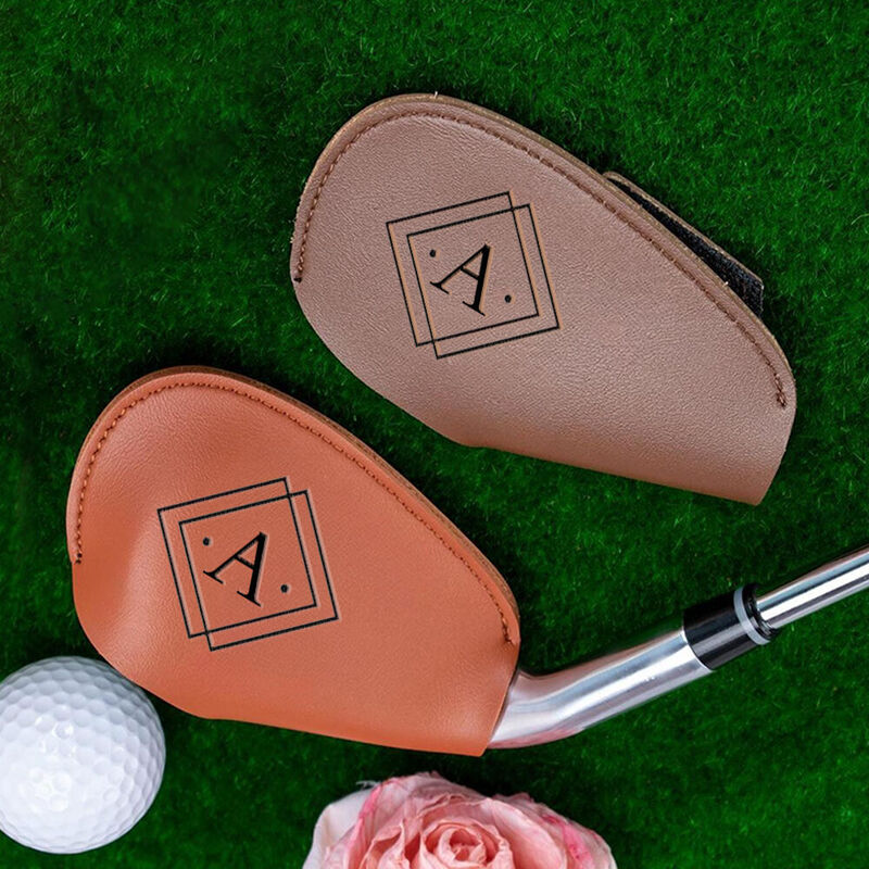 Housse personnalisée pour club de golf Housse pour tête de club avec lettre personnalisée Convient aux golfeurs professionnels
