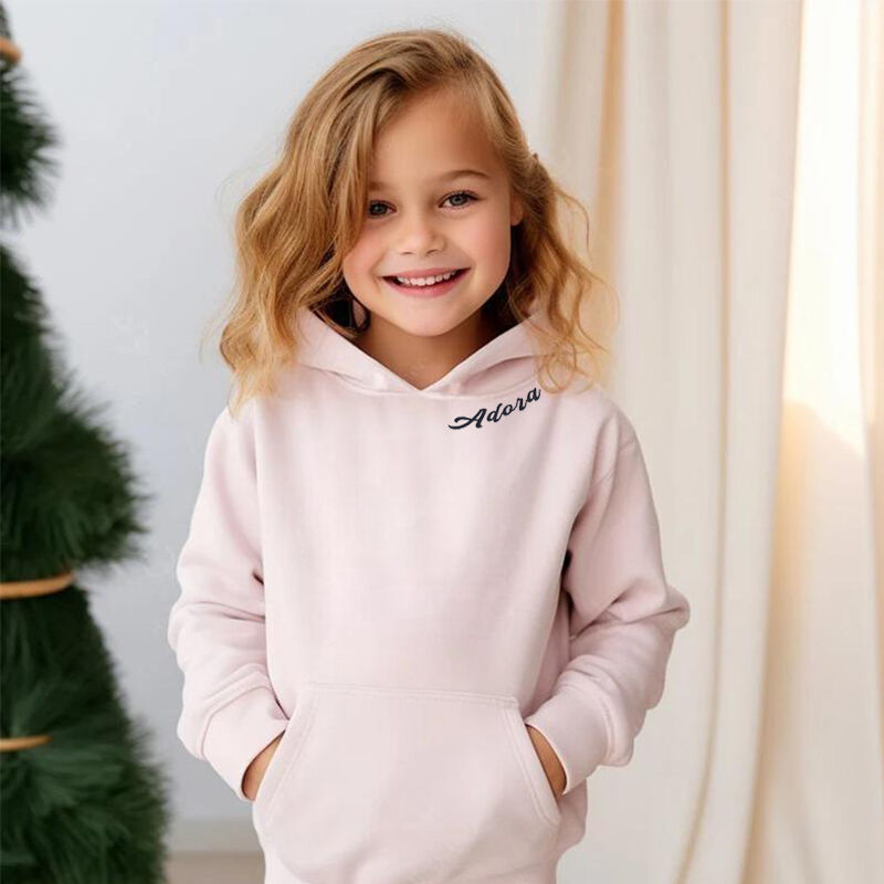 Personalisiertes Kinder-Sweatshirt Individuelles Mondphasenfoto und römische Ziffern Erinnerungsgeschenk für Kinder