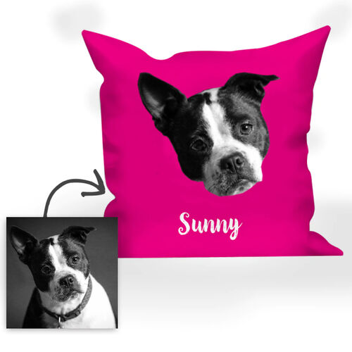 Cuscino fotografico personalizzato per animali domestici carini