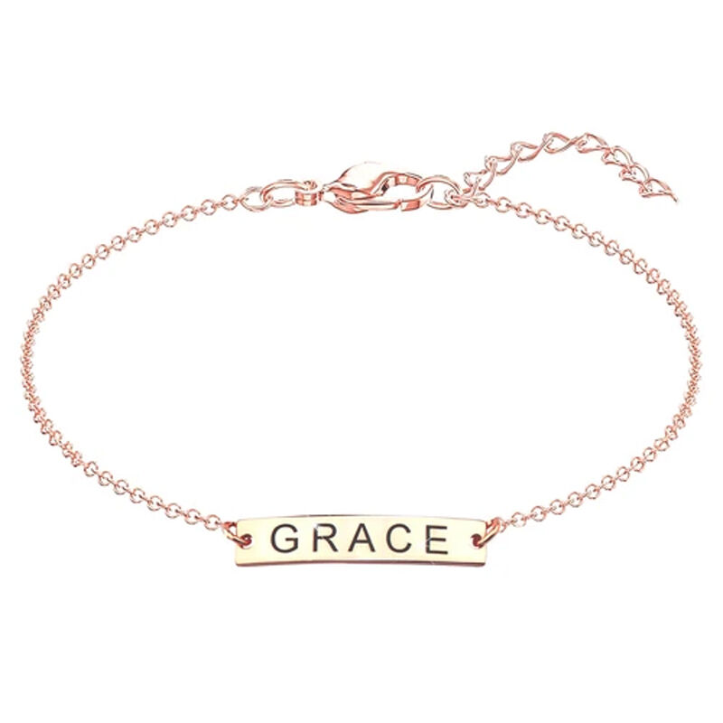 "Love Is Everything" Personalized Engraved Bracelet
