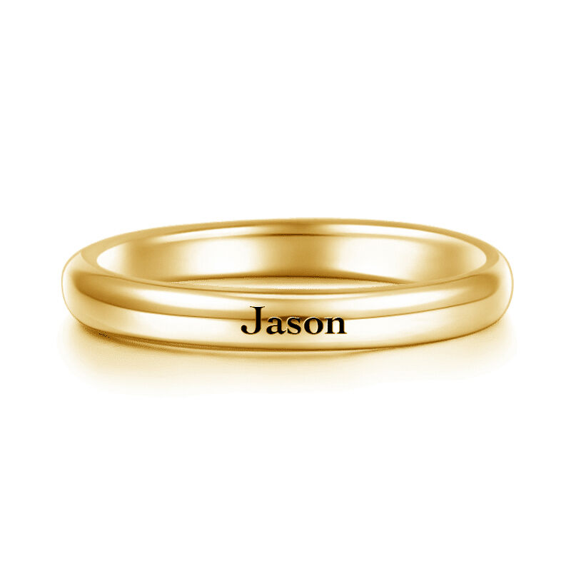 "Love Are Wishes" Personalized Engraving Ring