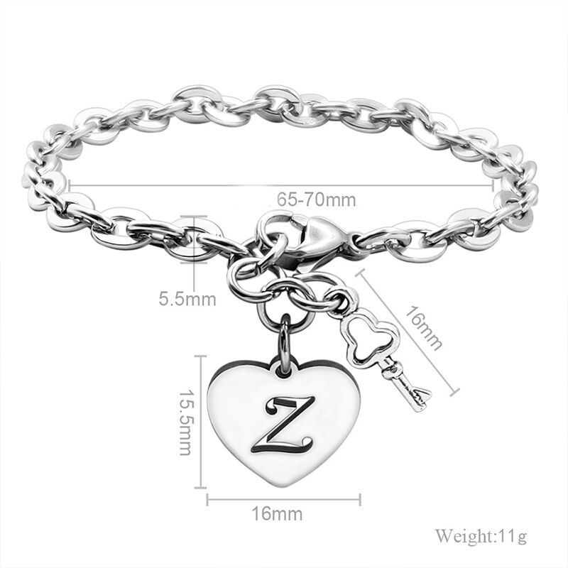 "Love As Song" Personalized Bracelet For Men Stainless Steel