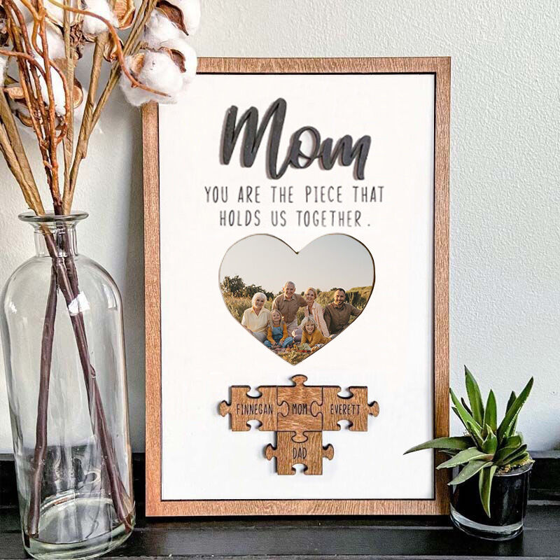 Puzzle personnalisé avec prénom et photo Cadeau pour maman