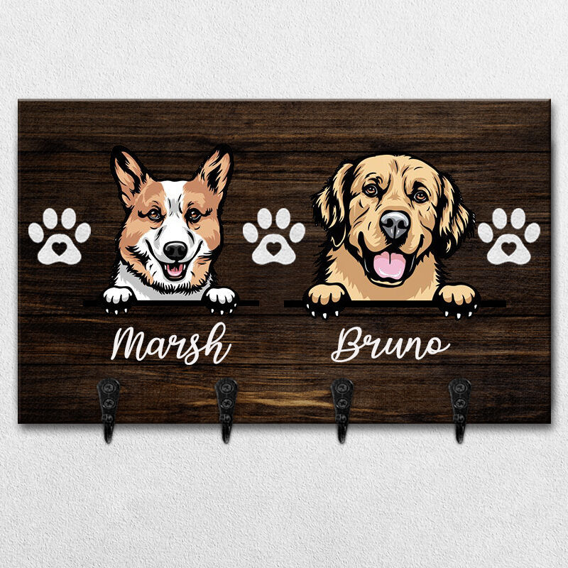 Personalisierte Schlüsselhalter Optional Pet Portrait Design Perfektes Geschenk für Tierliebhaber