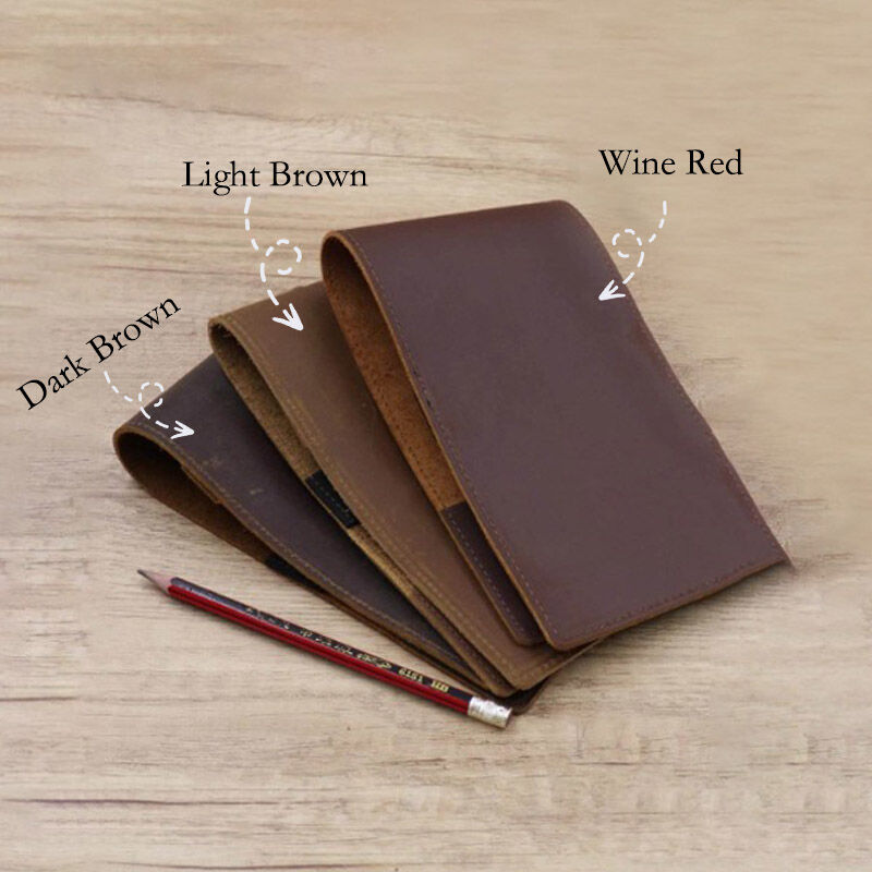 Custom Golf Scorecard Holder & Yardage Book Cover Premium Leather Ideal Gift for Boyfriend